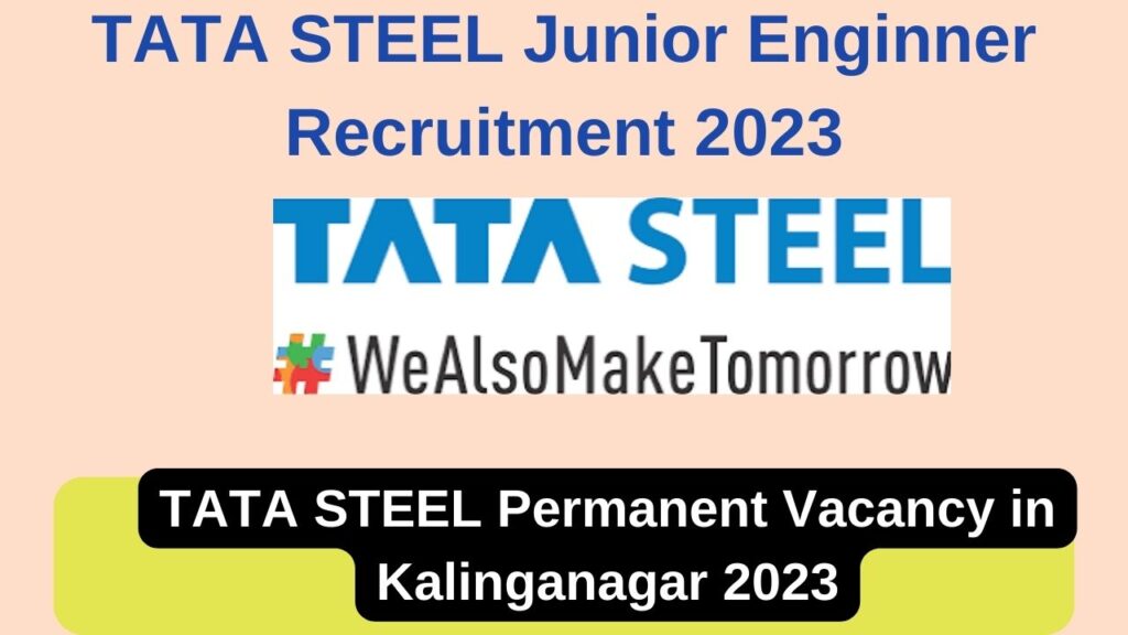 tata steel junior engineer recritment 2023