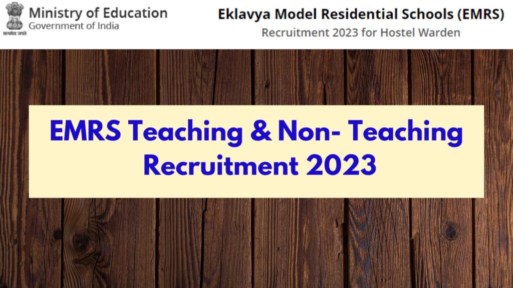 emrs recruitment 2023