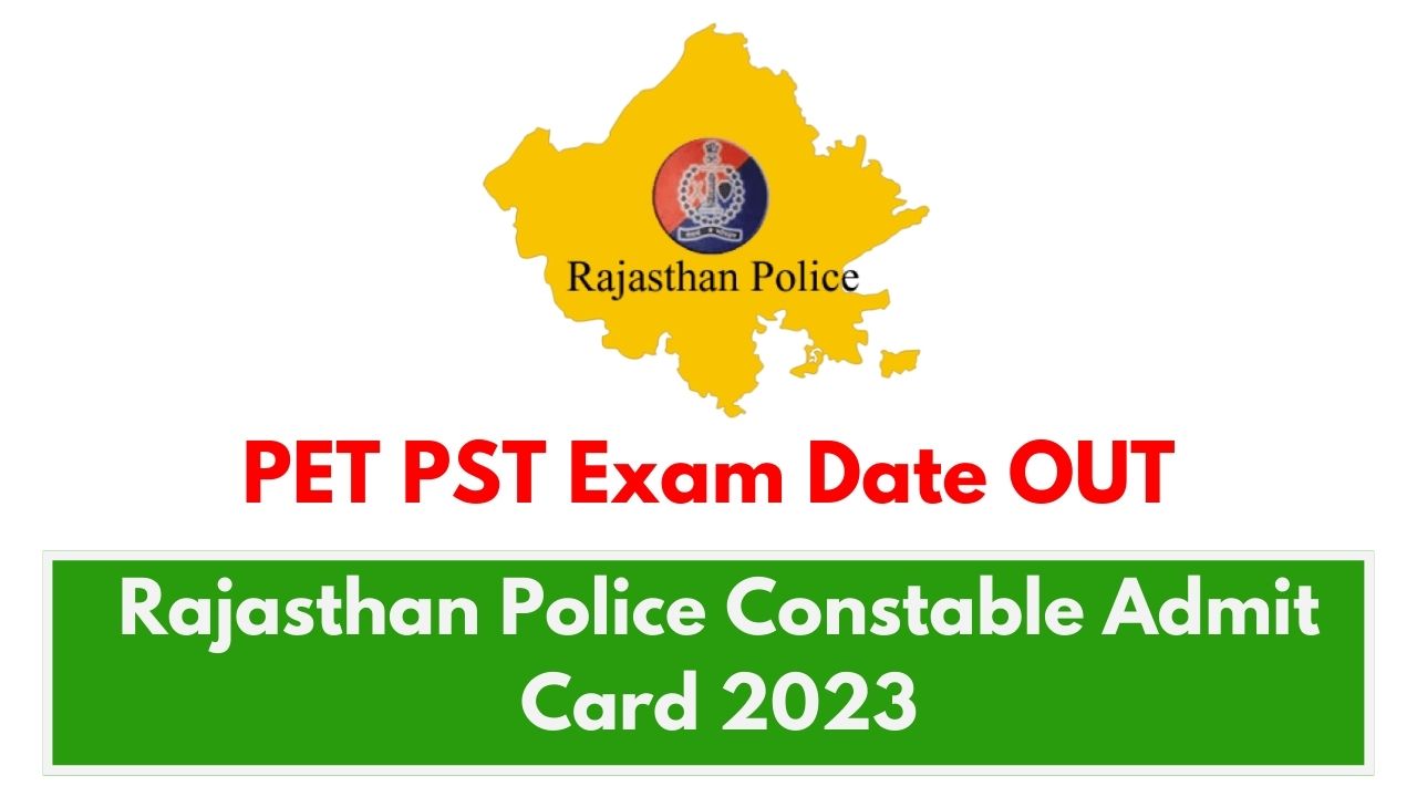 Rajasthan Police Constable Admit Card Download