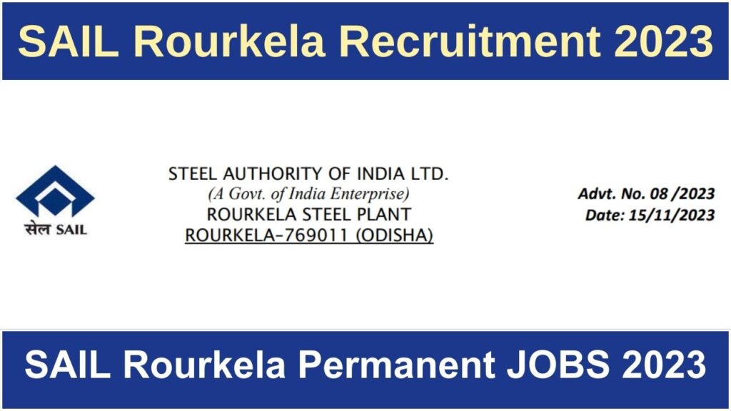 sail Rourkela recruitment 2023