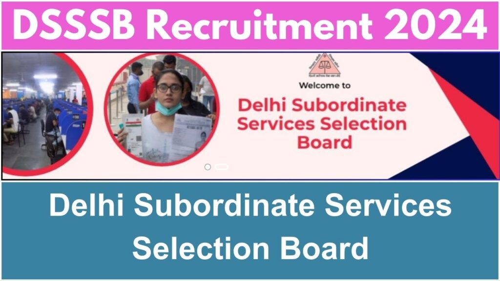 dsssb recruitment 2024