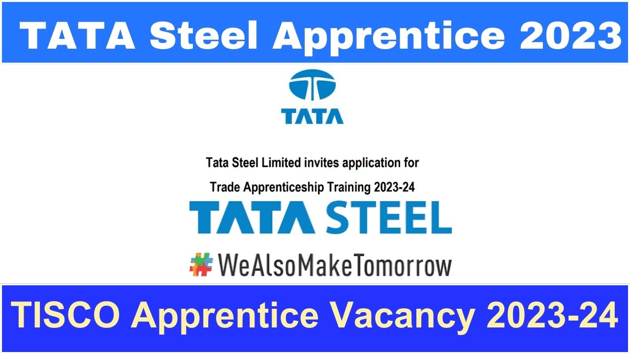 Tata Steel Apprentice Vacancy 2024 OUT Direct Apply Online TISCO