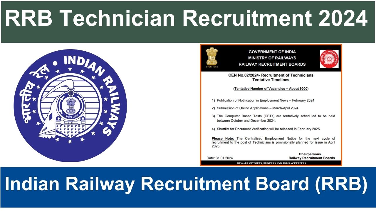 RRB Technician Vacancy 2024- Edit Photo And Signature