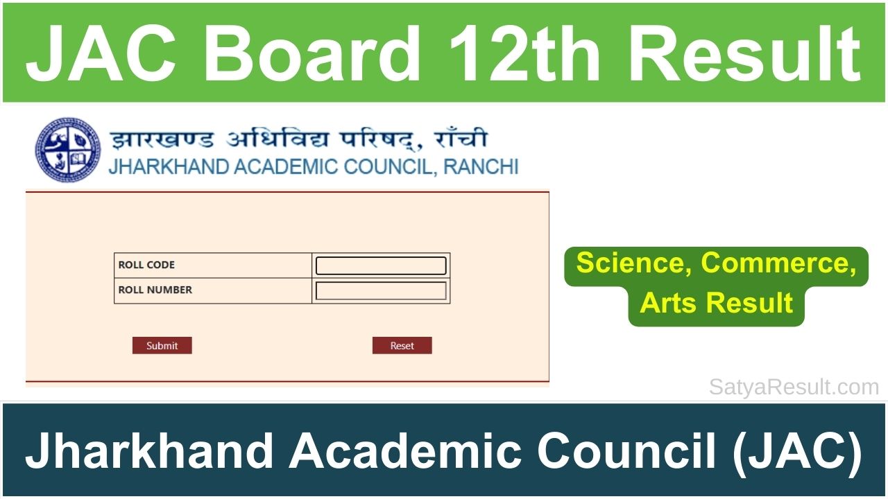 Jharkhand Board 12th Result