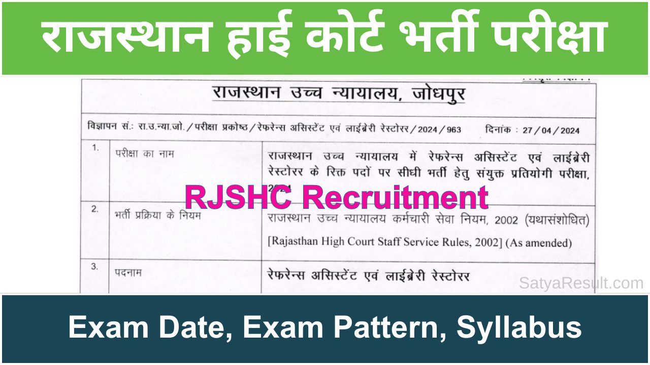 Rajasthan High Court Recruitment