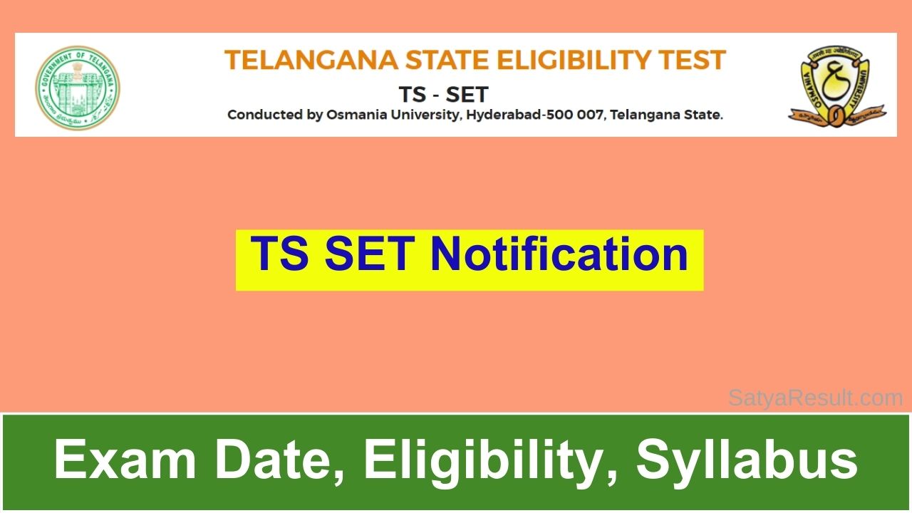 Telangana SET Registration Form